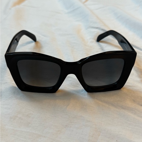 Celine Black Square Sunglasses - Picture 1 of 4